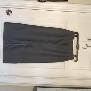 Eddie Bauer light-weight denim long A-line skirt. Sold as size 6 but 28" waist.